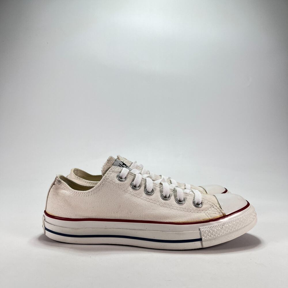 Converse Chuck Taylor All Star Optical White Low Top Sneakers M7652 Women's Sz 8